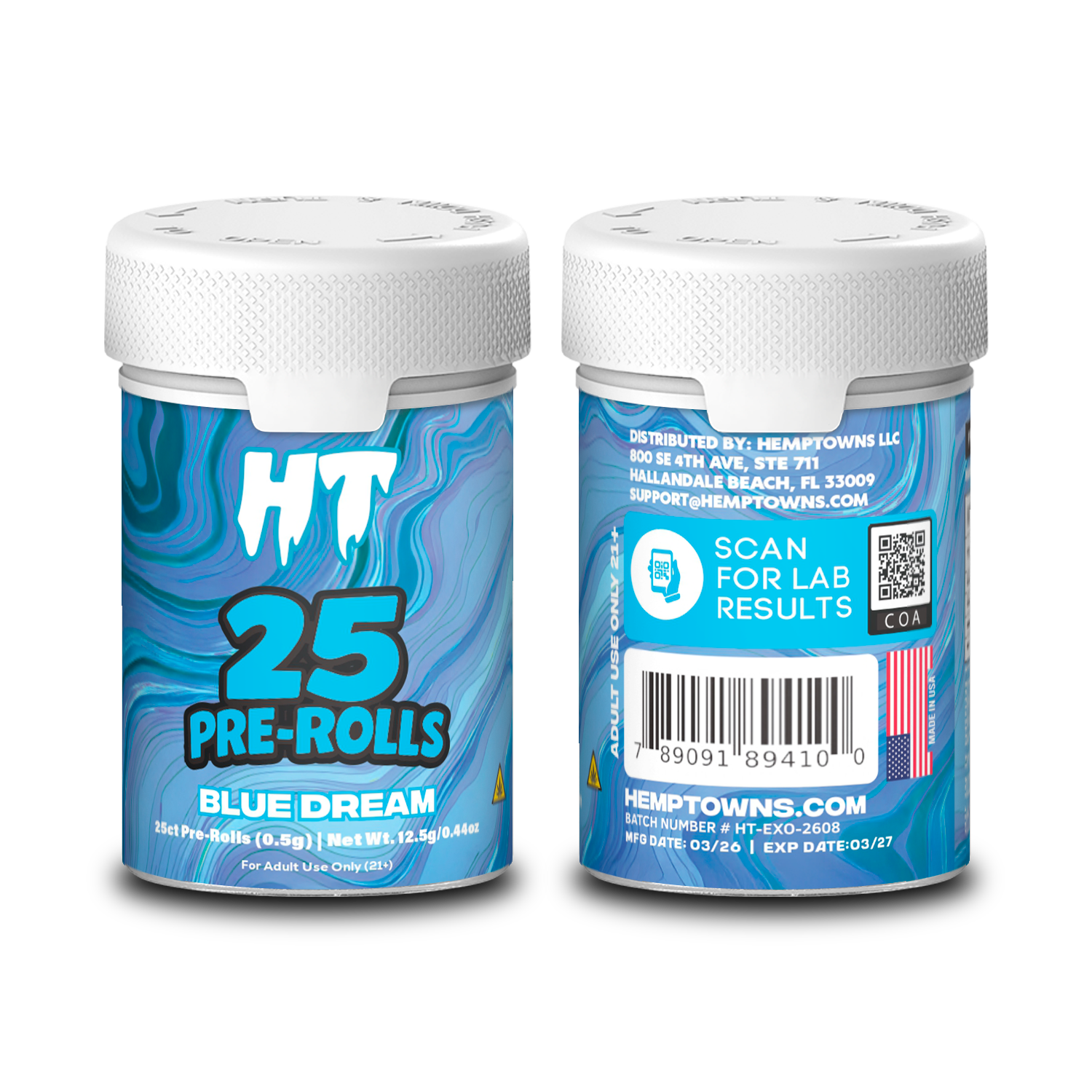 25 Pre-Rolls | 12.5G Total