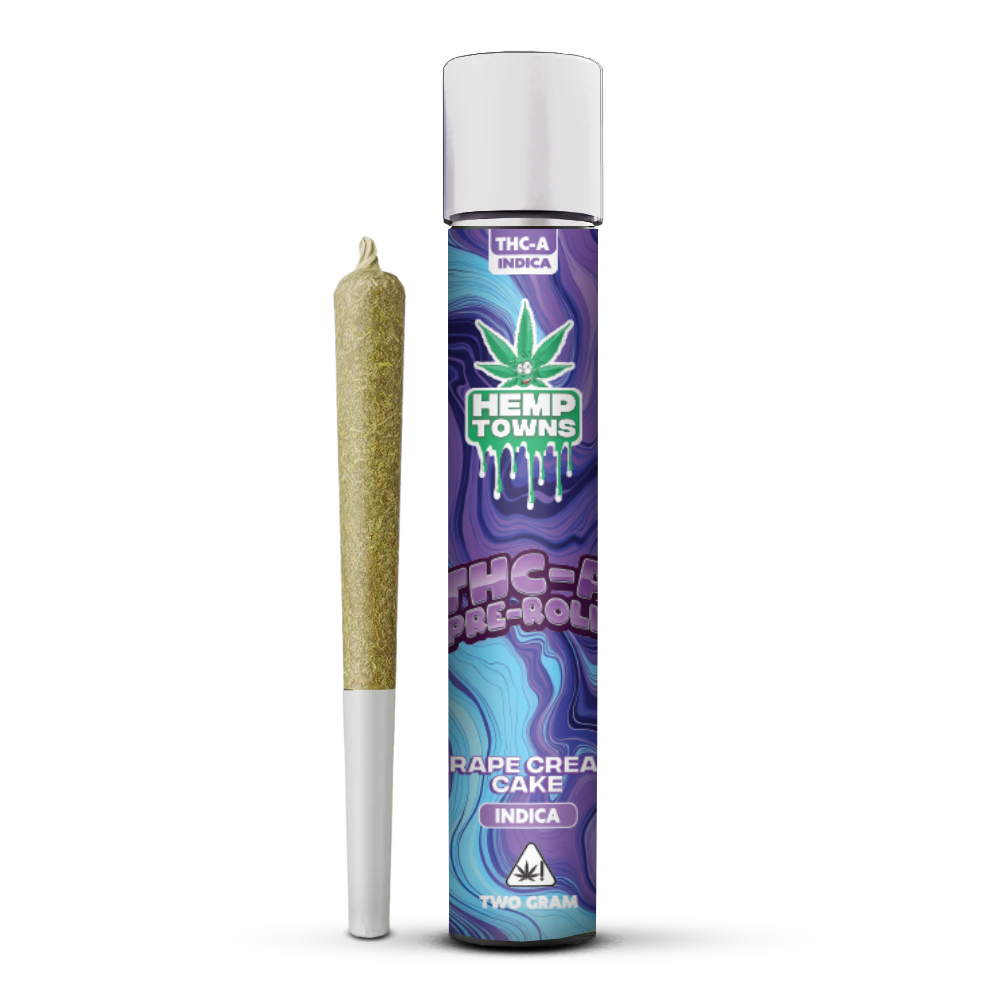 THC-A Pre-Roll | Grape Cream Cake | Indica | 2 Gram