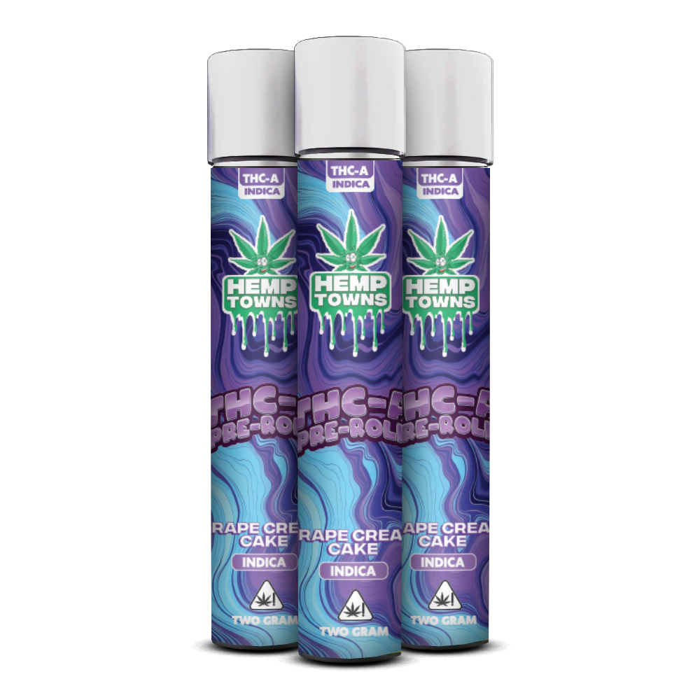 THC-A Pre-Roll | Grape Cream Cake | Indica | 2 Gram