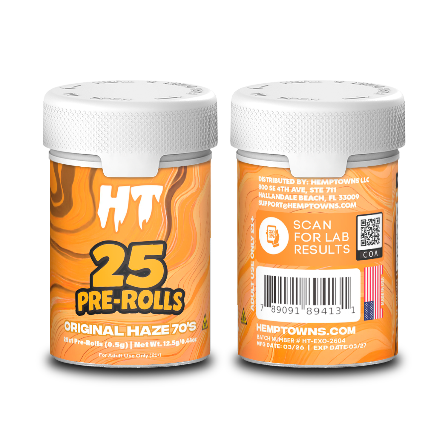 25 Pre-Rolls | 12.5G Total