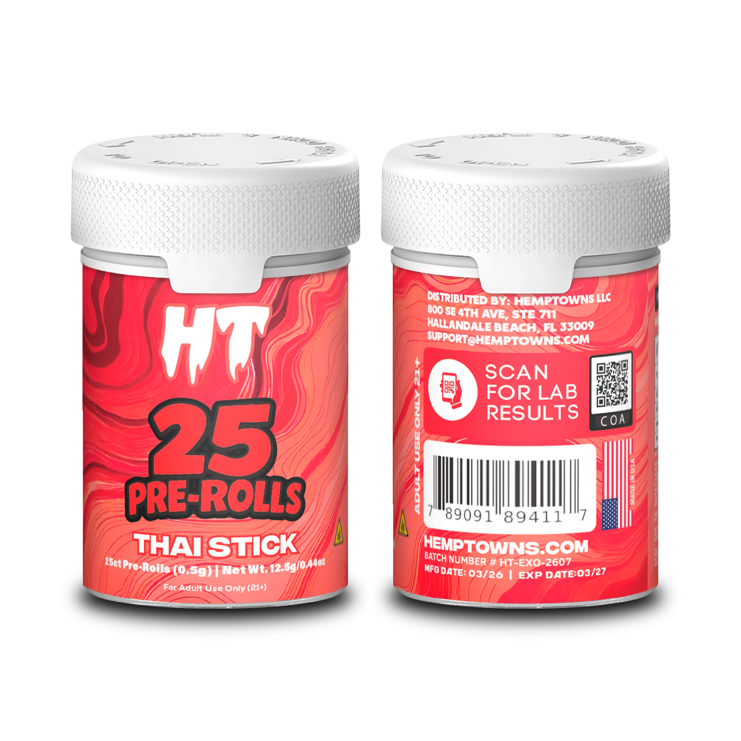 25 Pre-Rolls | 12.5G Total