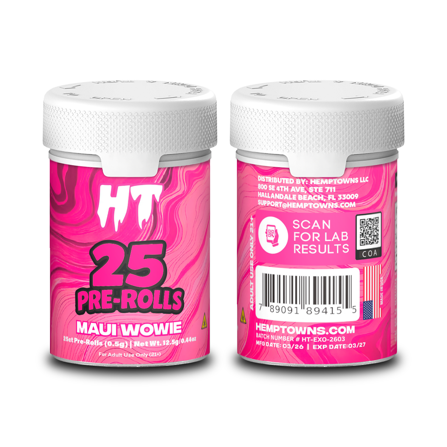 25 Pre-Rolls | 12.5G Total