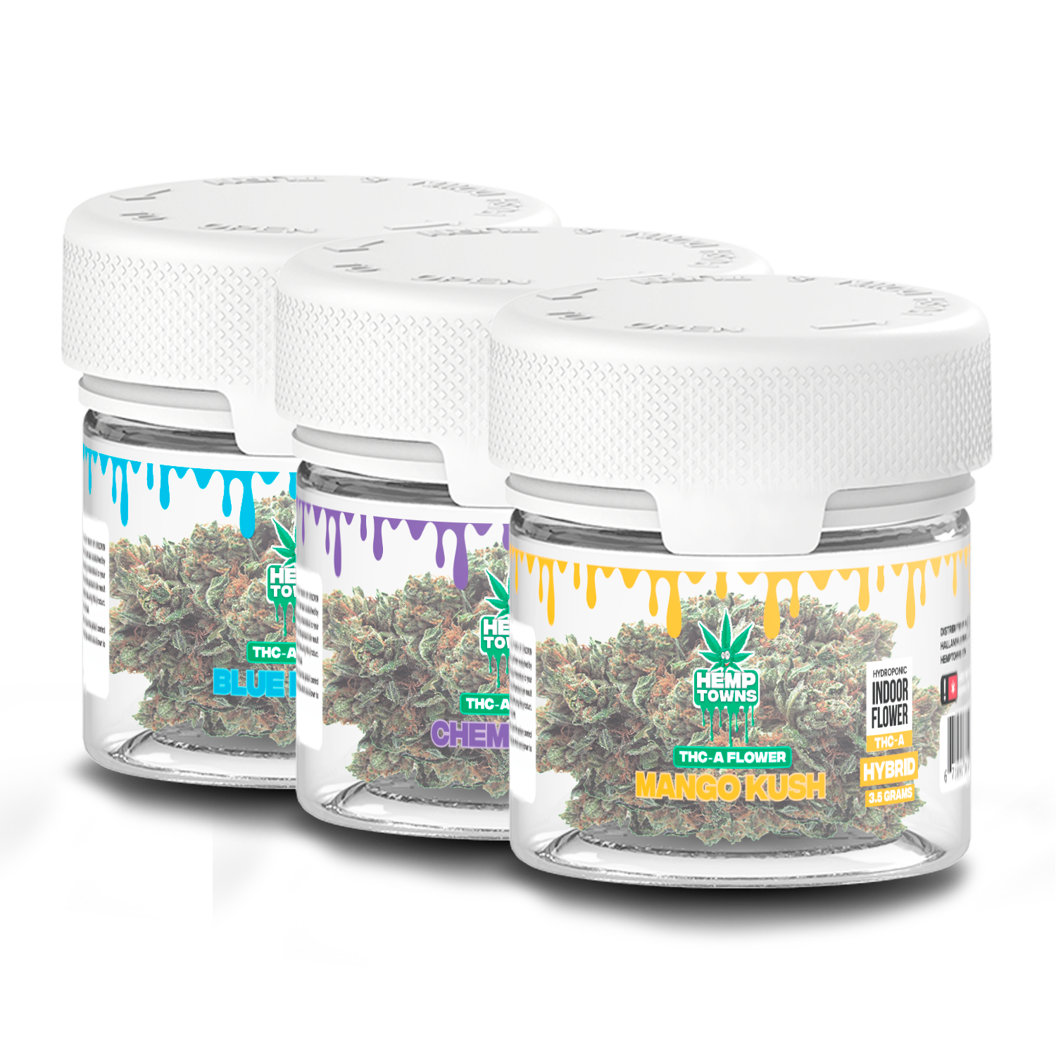 THC-A Flower | 3-Pack Bundle | Mix Pack | 10.5 Gram Total
