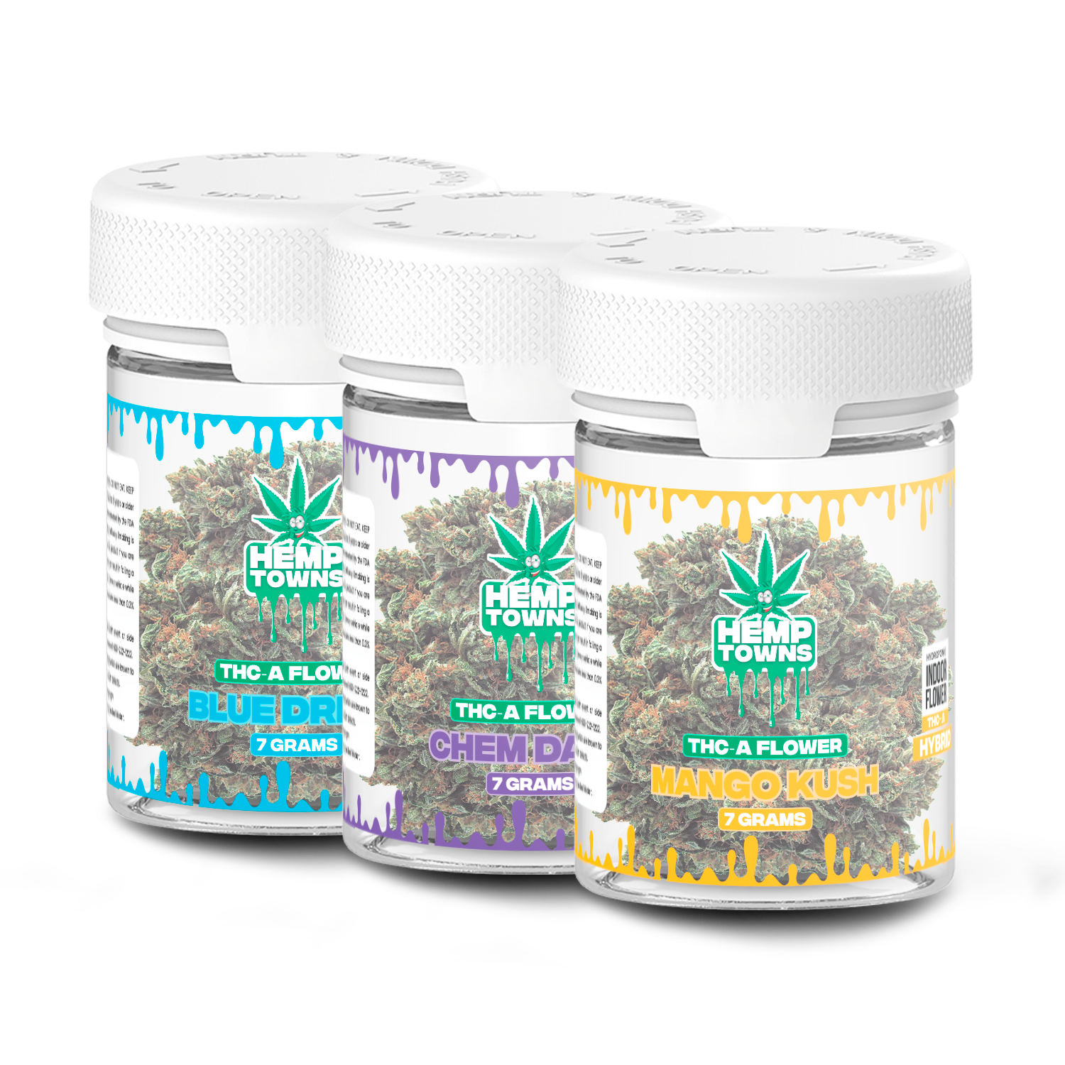 THC-A Flower | 3-Pack Bundle | Mix Pack | 21 Gram Total