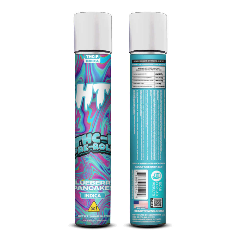 THC-P Pre-Roll | Blueberry Pancakes | Indica | 2 Gram