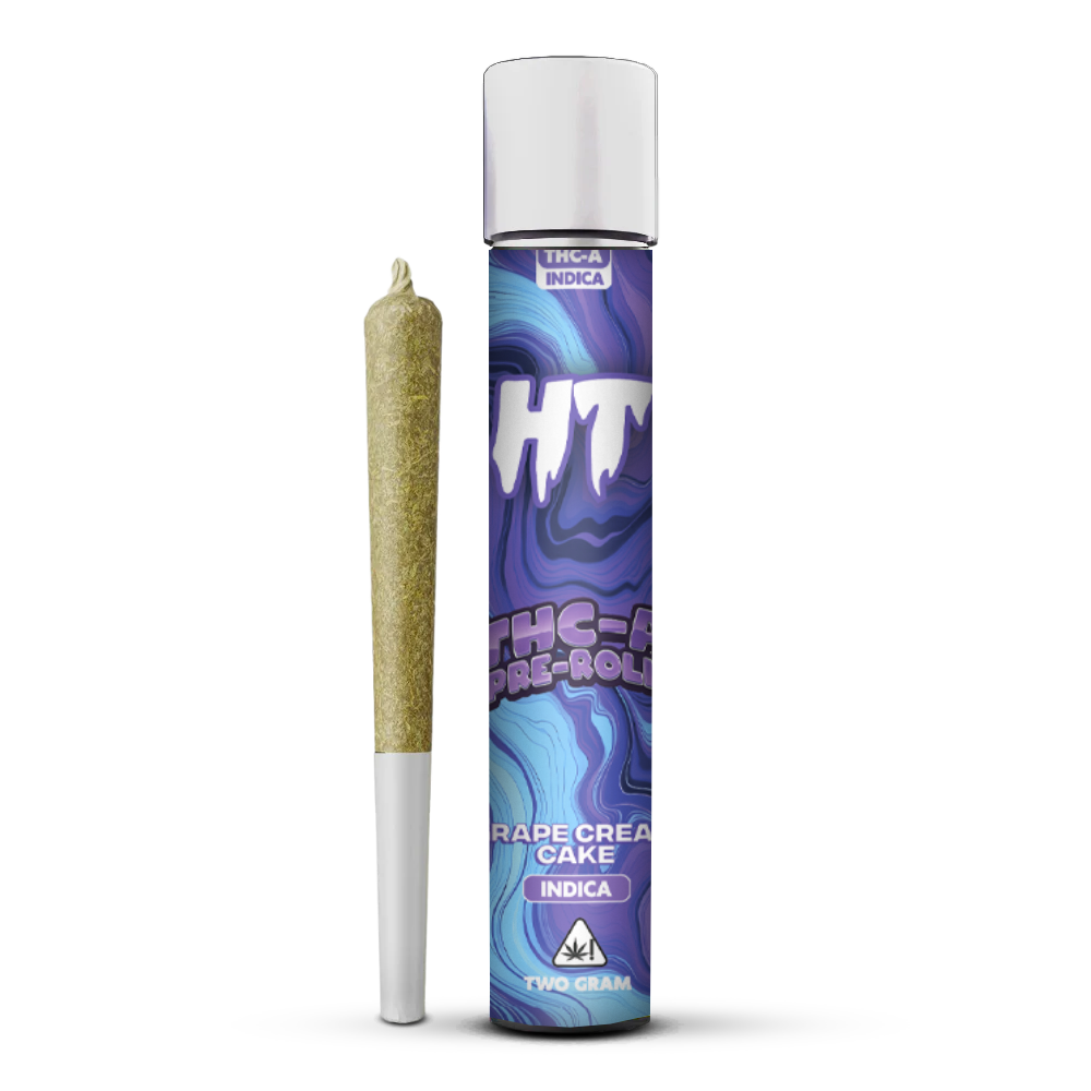 THC-A Pre-Roll | Grape Cream Cake | Indica | 2 Gram