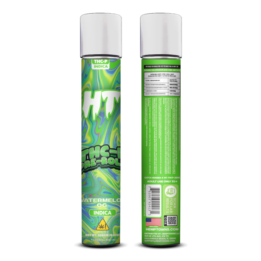 THC-P Pre-Roll | Watermelon OG | Indica | 2 Gram